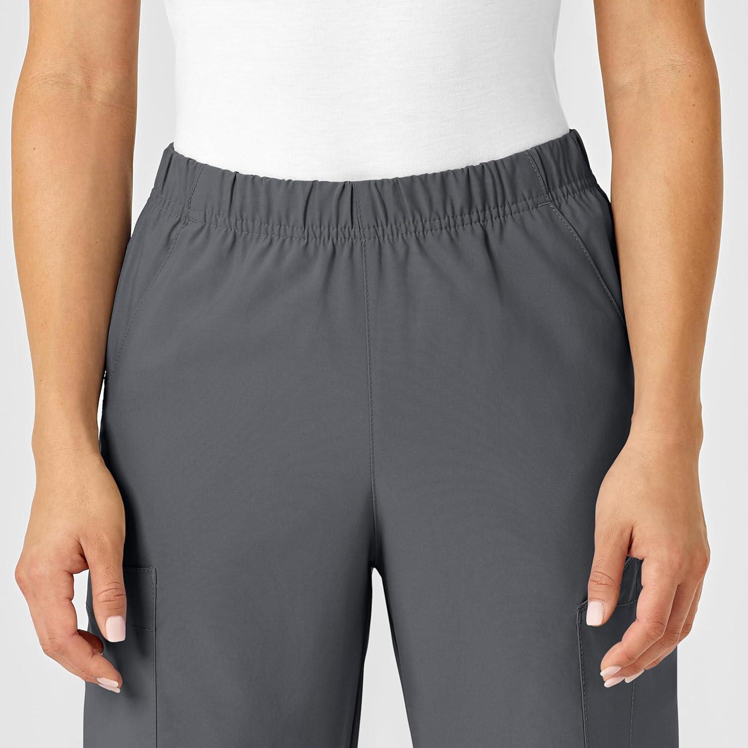 imageWonderWink UnisexAdult MultiCargo PantPewter