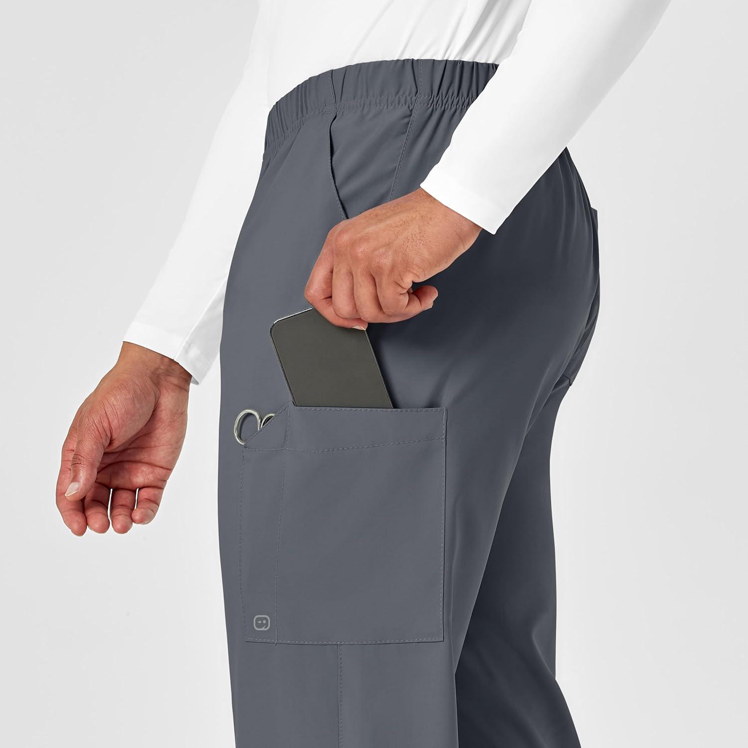imageWonderWink UnisexAdult MultiCargo PantPewter