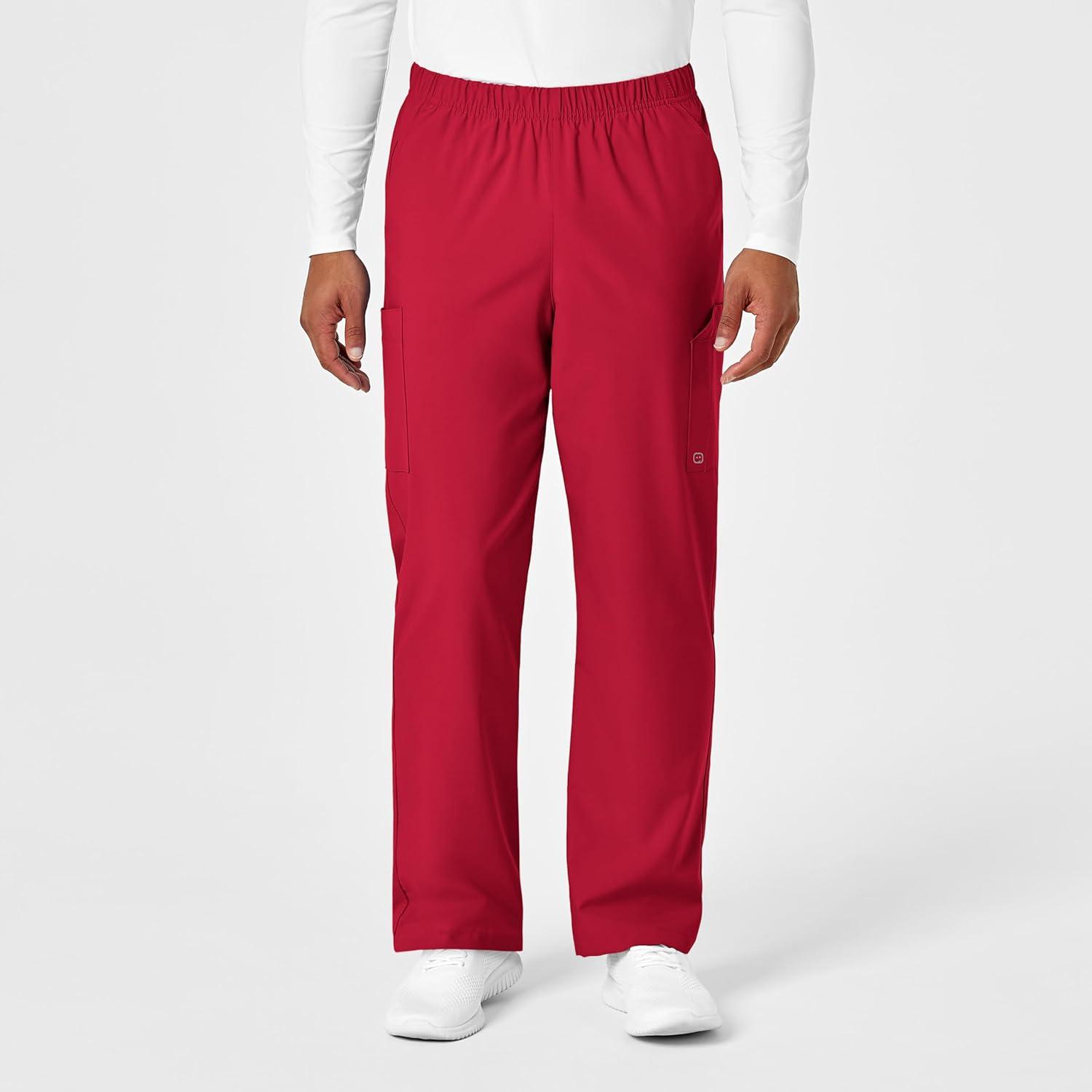 imageWonderWink UnisexAdult MultiCargo PantRed