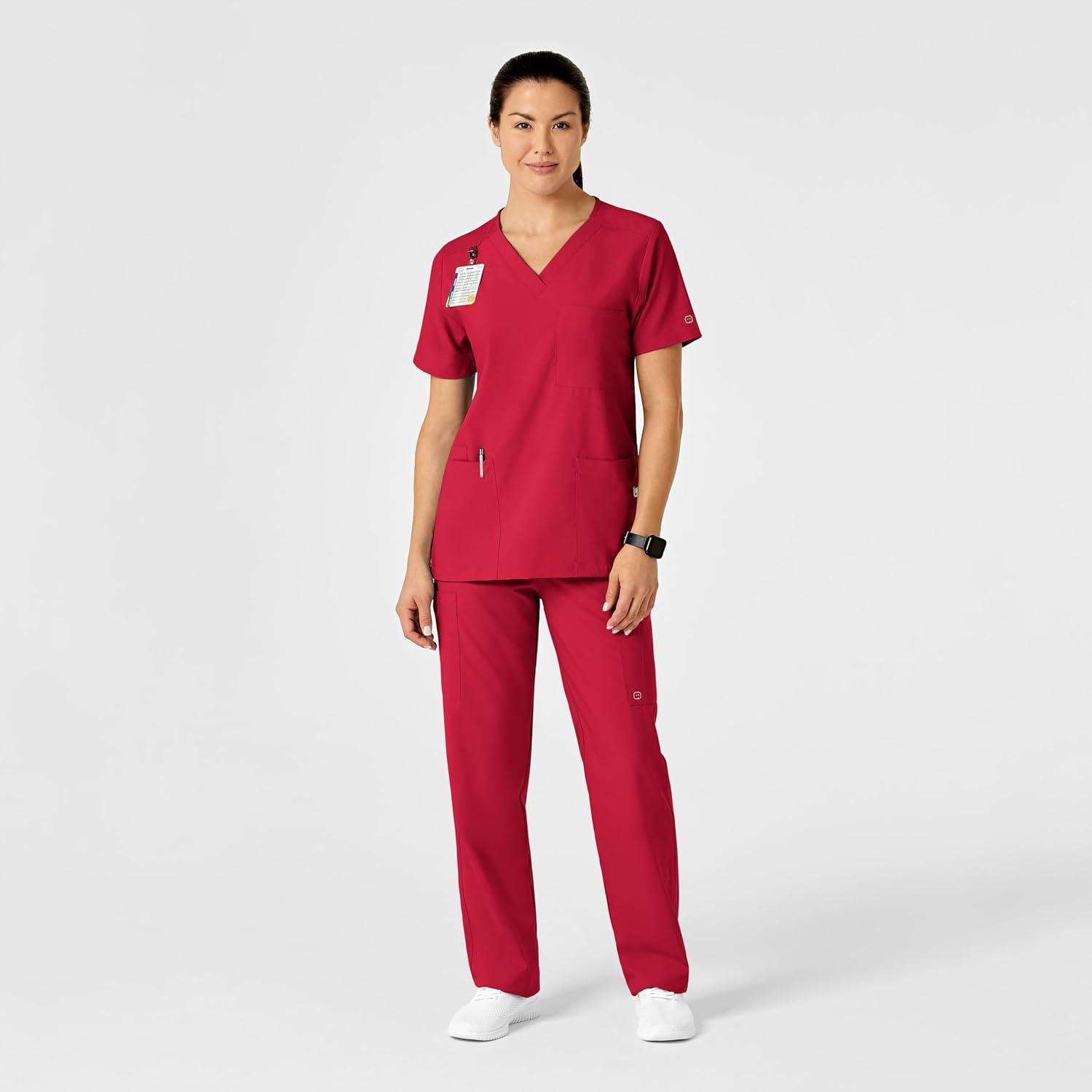 imageWonderWink UnisexAdult MultiCargo PantRed