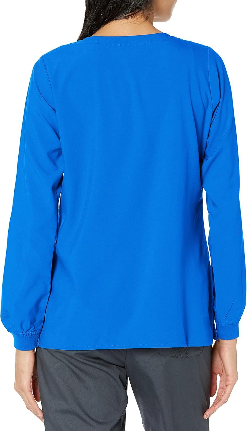 imageWonderWink Womens Crew Neck Warm Up JacketRoyal
