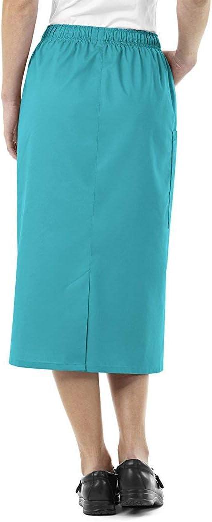 imageWonderWink Womens PlusSize Wonderwork Plus Pullon Cargo Scrub SkirtBlack