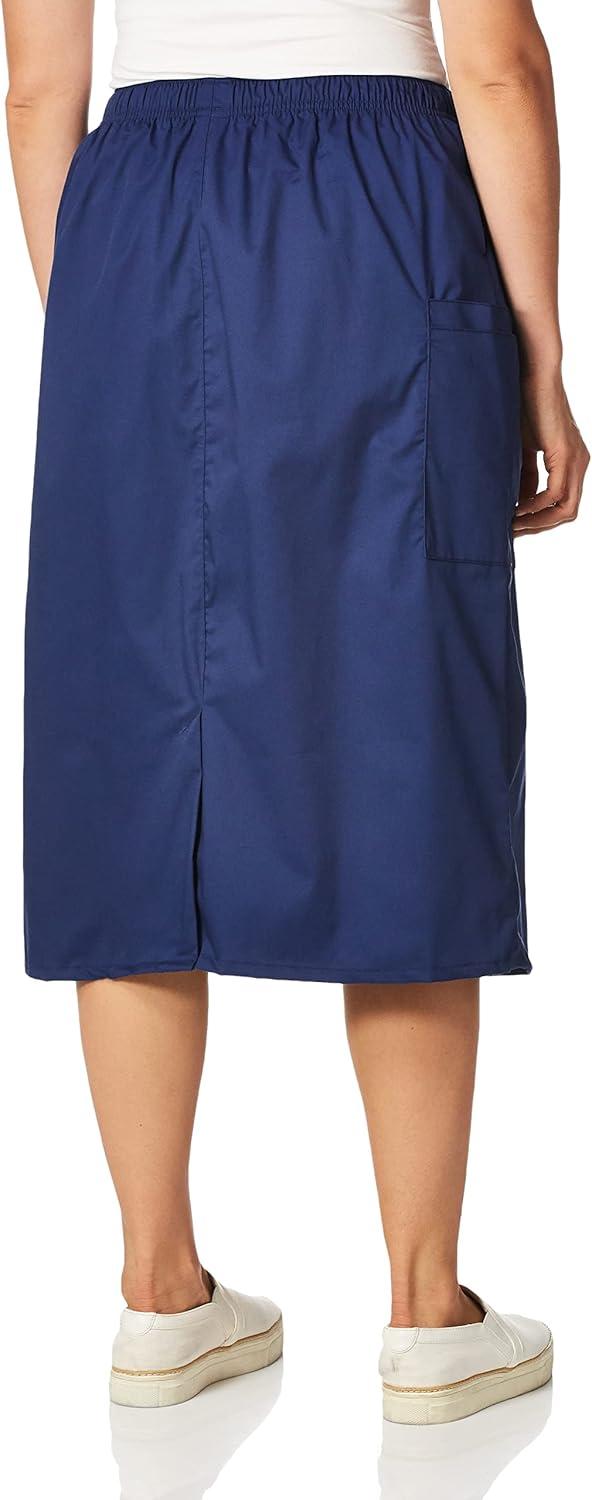 imageWonderWink Womens PlusSize Wonderwork Plus Pullon Cargo Scrub SkirtNavy