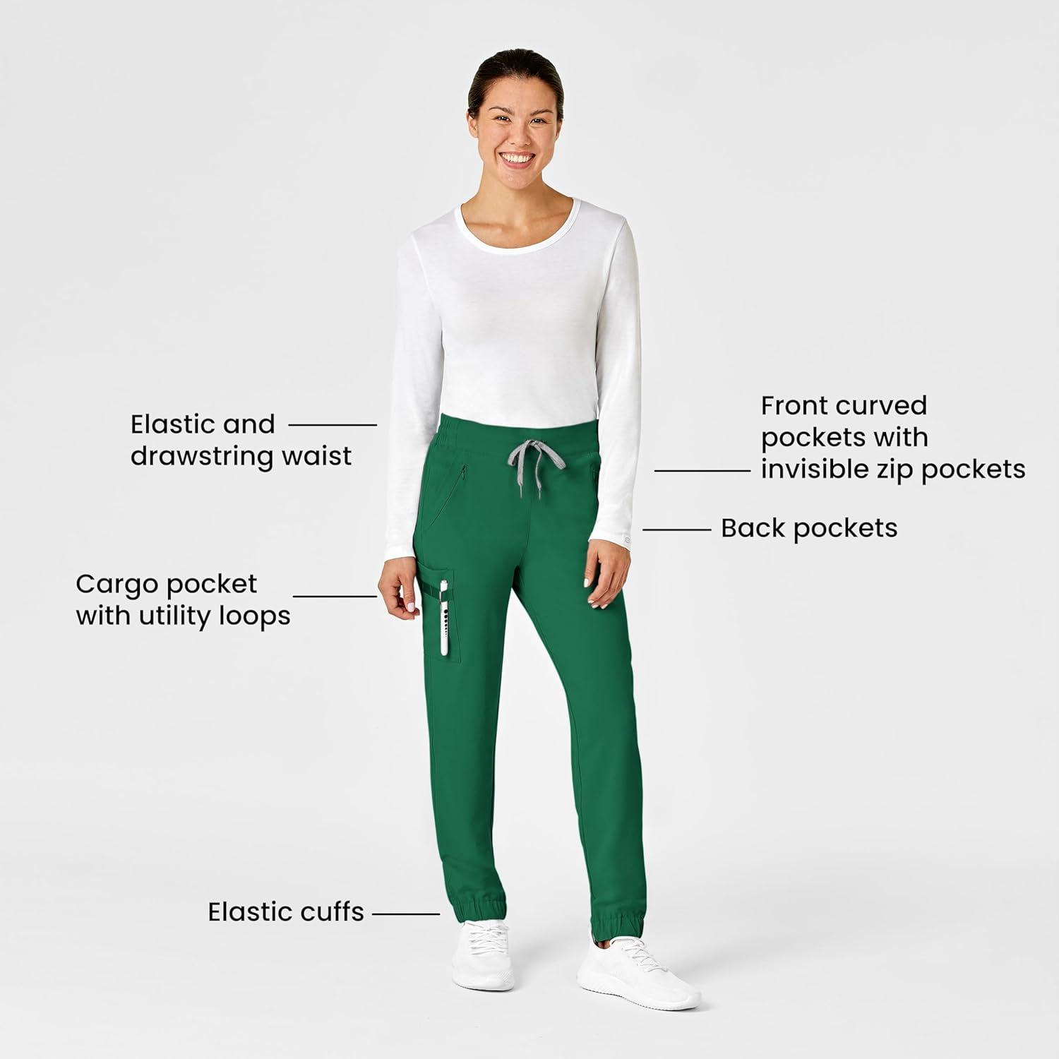 imageWonderWink Womens Renew Womens Jogger Scrub PantHunter