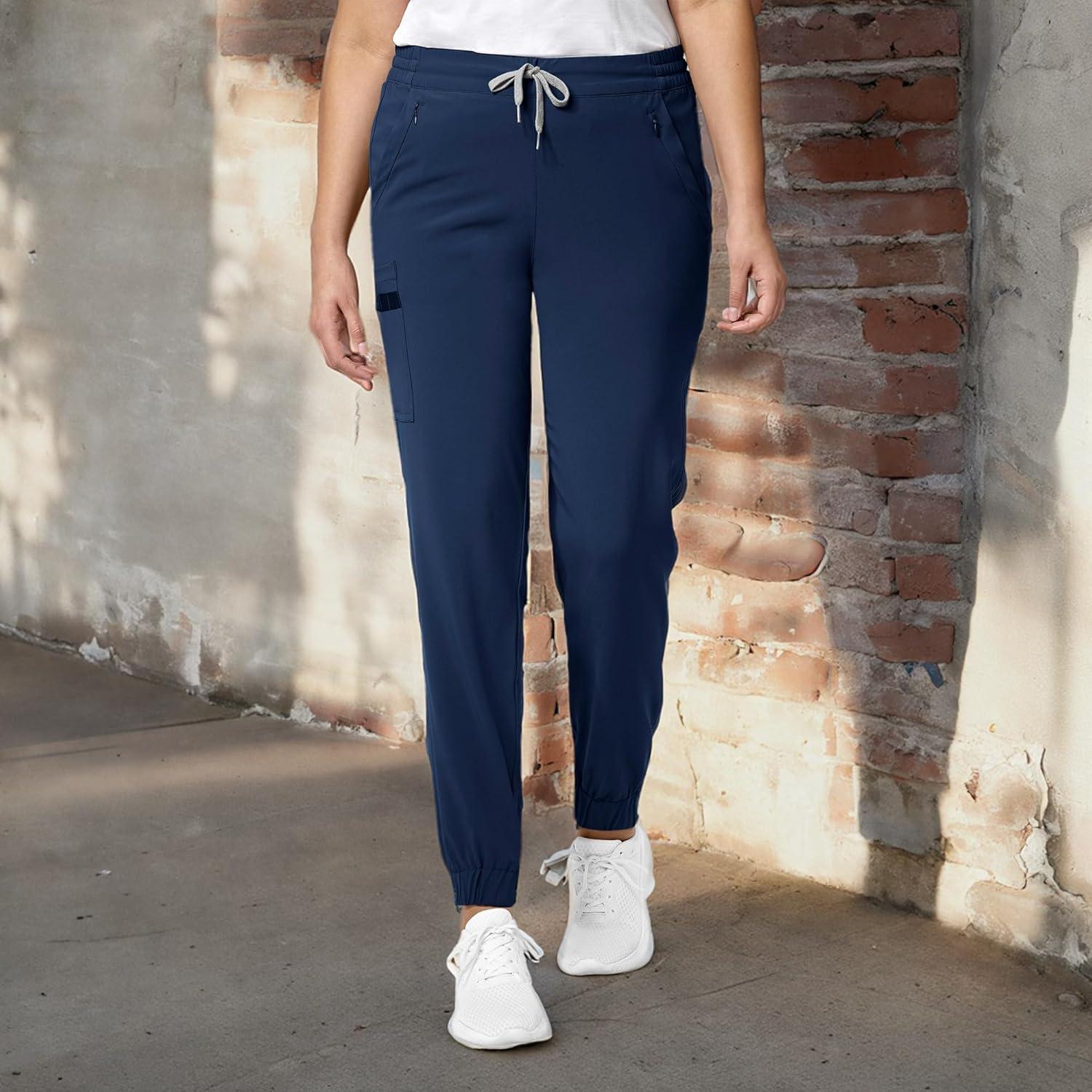 imageWonderWink Womens Renew Womens Jogger Scrub PantNavy