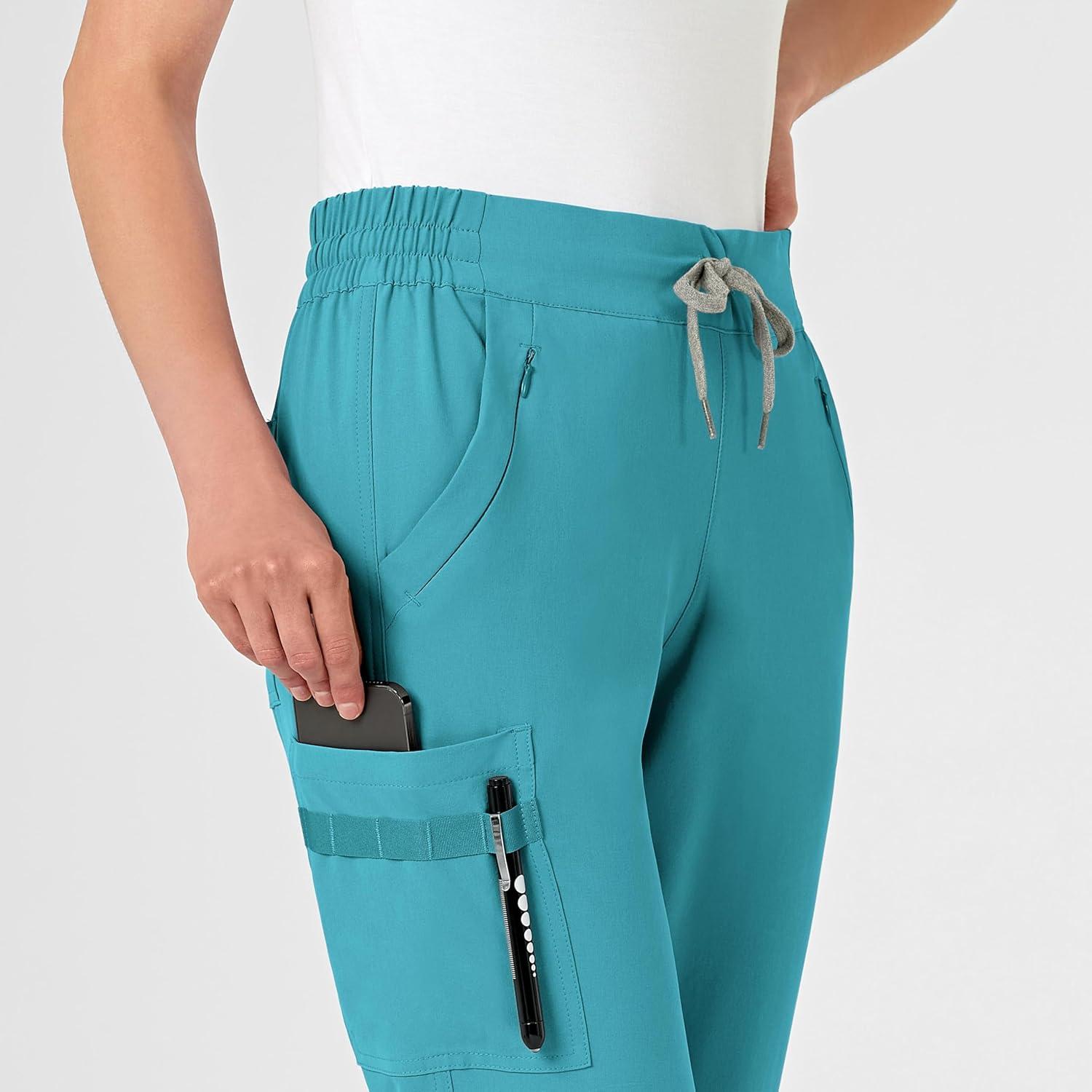 imageWonderWink Womens Renew Womens Jogger Scrub PantTeal Blue