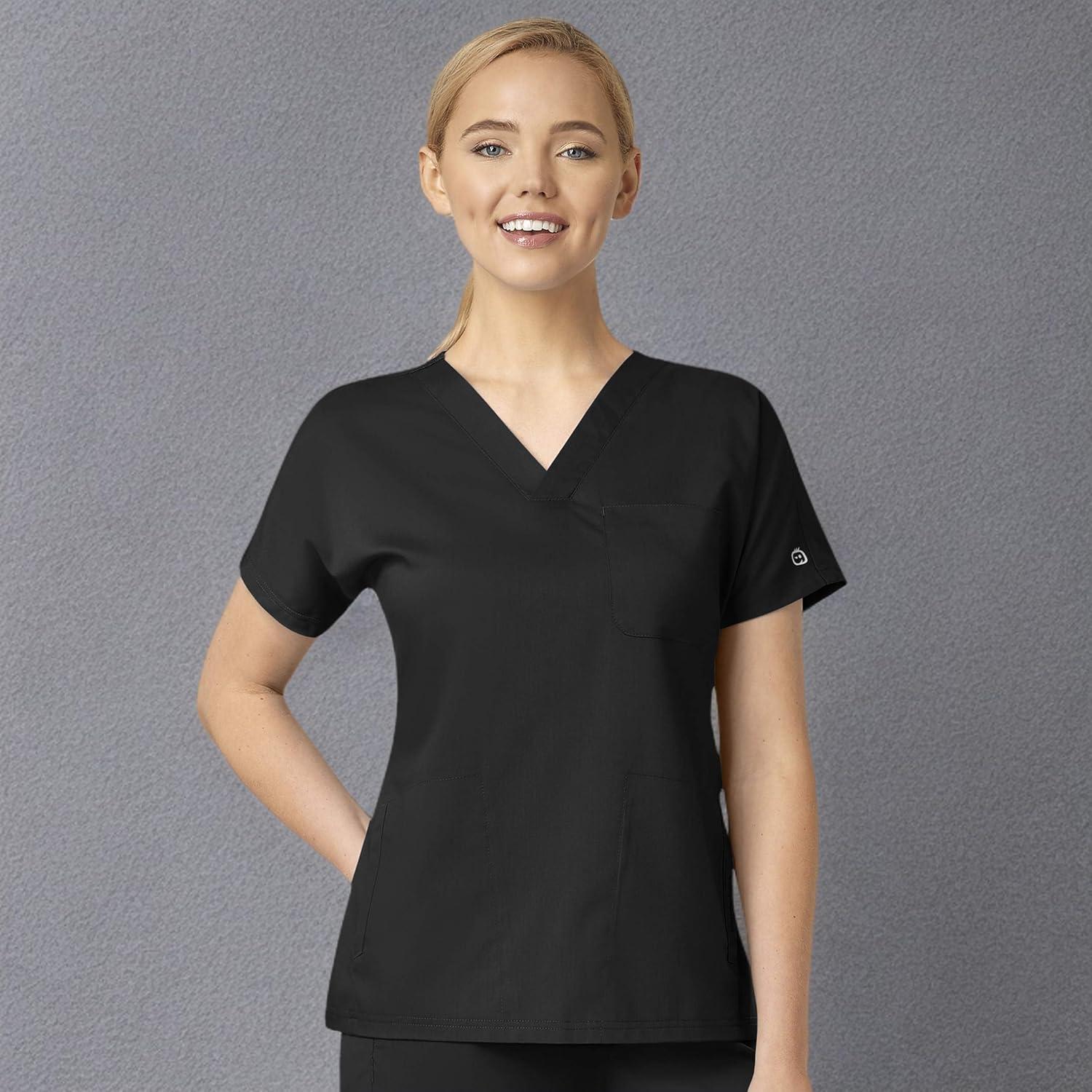 imageWonderWink Womens Womens Dolman Scrub TopBlack