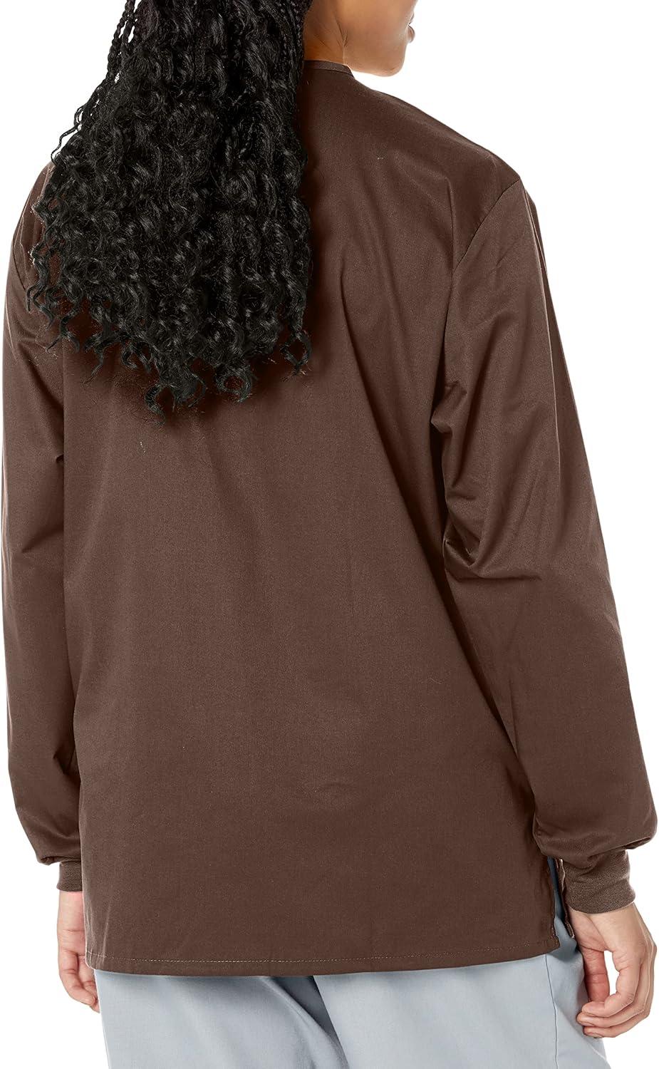 imageWonderWink womens Snap Front JacketChocolate