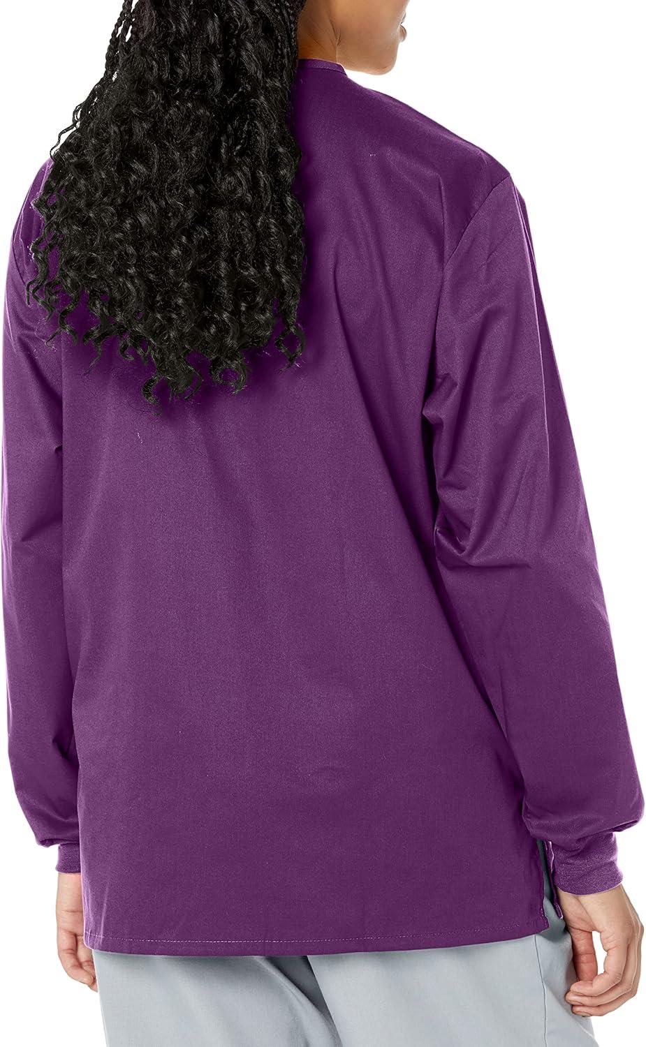 imageWonderWink womens Snap Front JacketEggplant