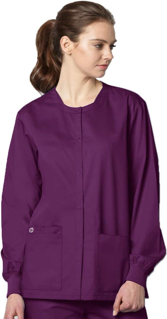 imageWonderWink womens Snap Front JacketEggplant