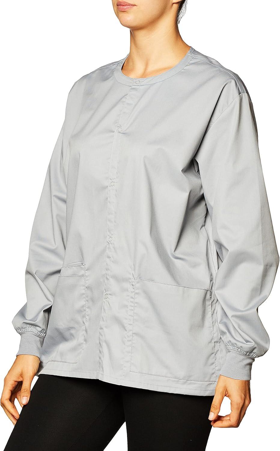 imageWonderWink womens Snap Front JacketGrey