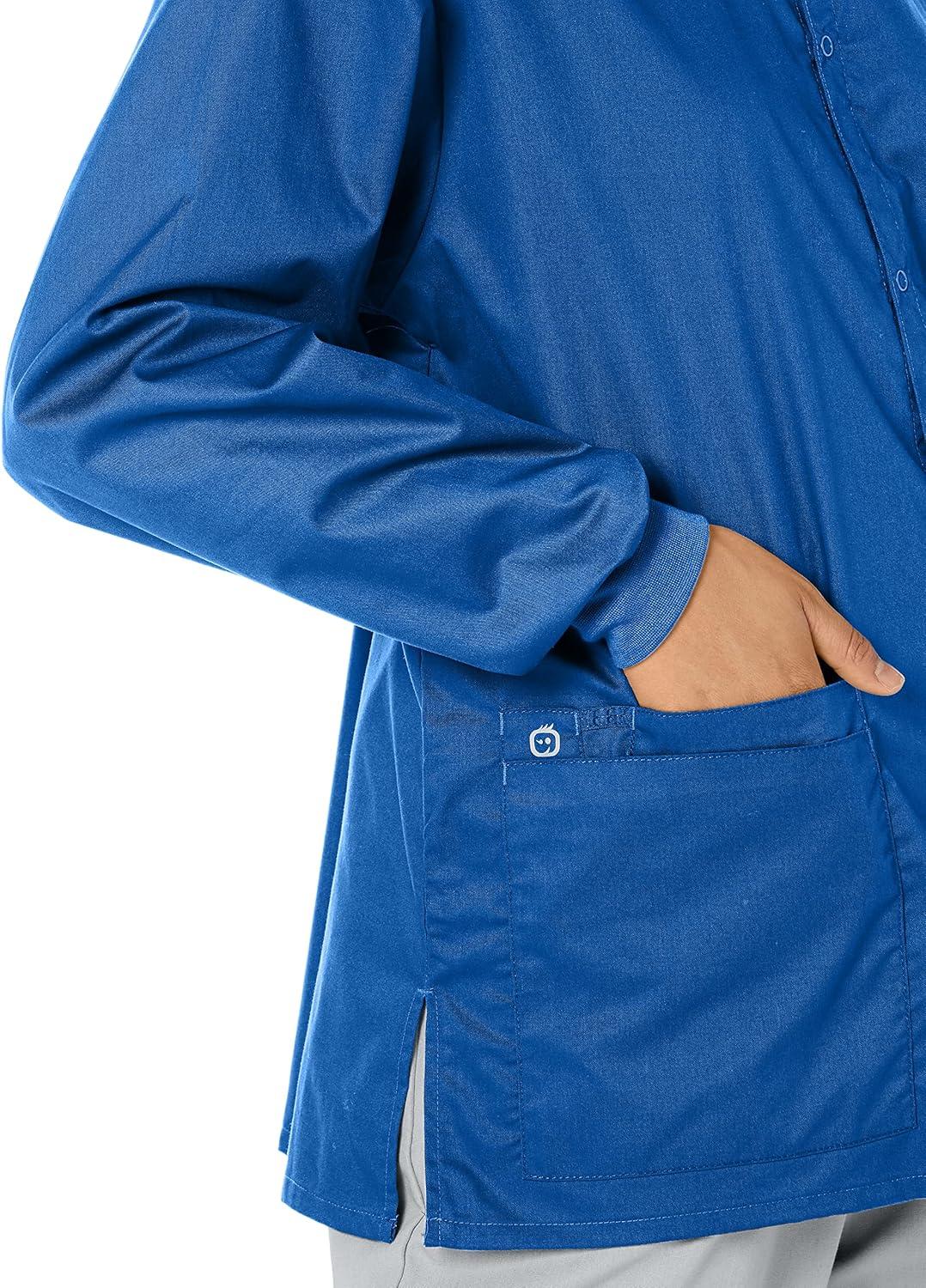 imageWonderWink womens Snap Front JacketRoyal Blue