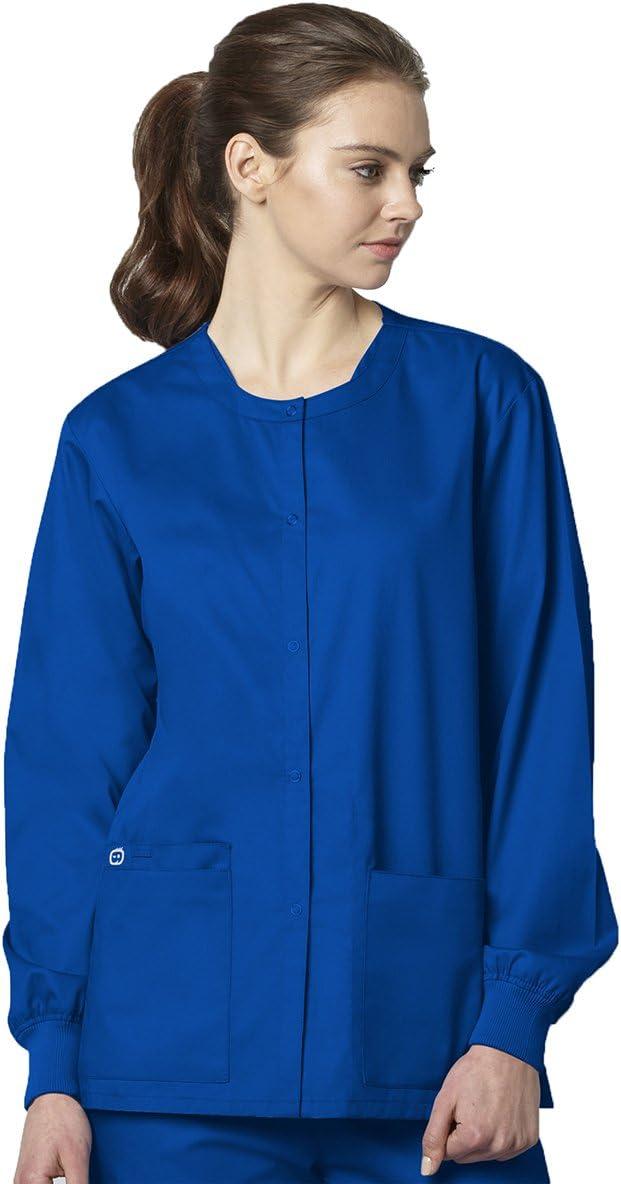 imageWonderWink womens Snap Front JacketRoyal Blue