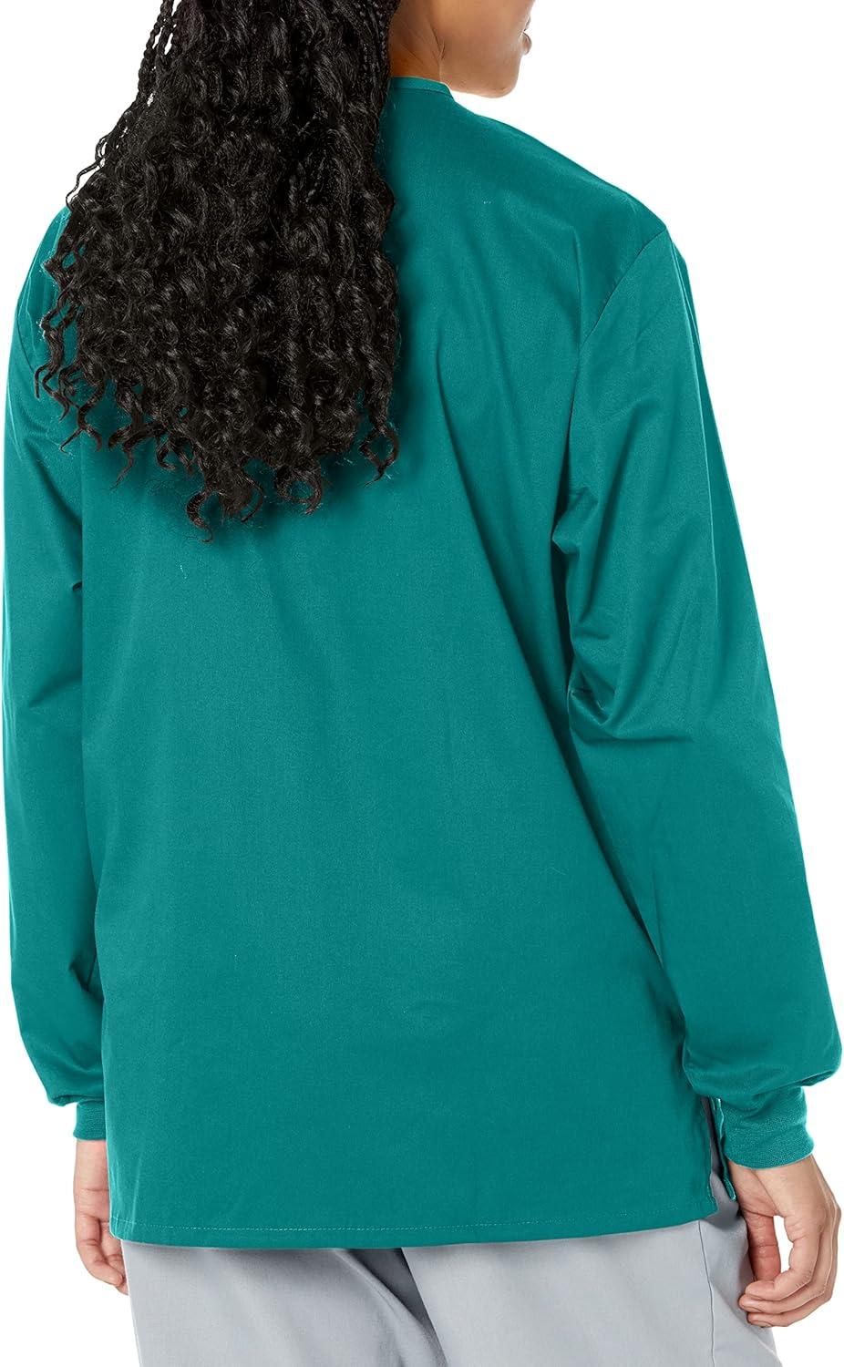 imageWonderWink womens Snap Front JacketTeal Blue