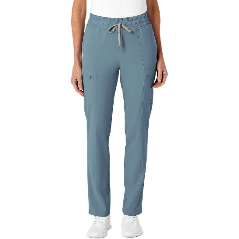 imageRenew Womens High Waist Slim Leg Scrub PantElemental Blue