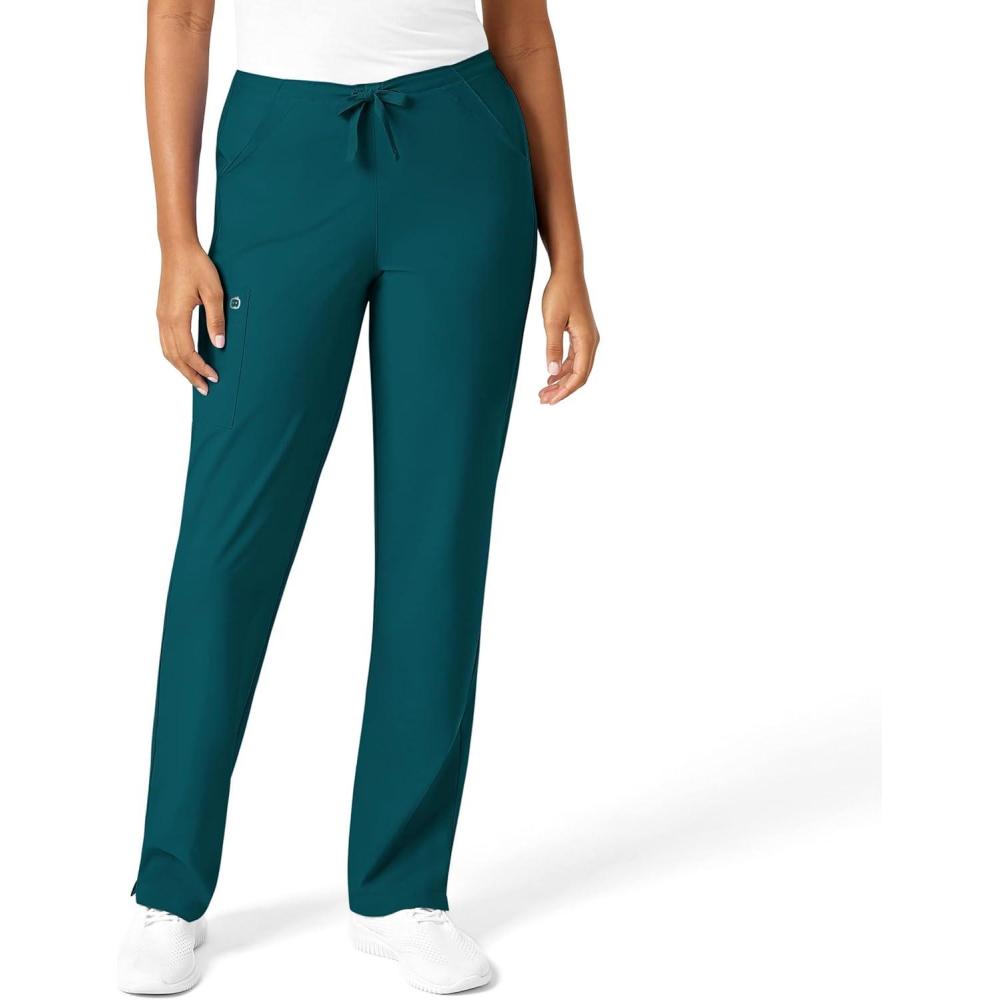 imageWonderWink Petite Womens Drawstring PantCaribbean