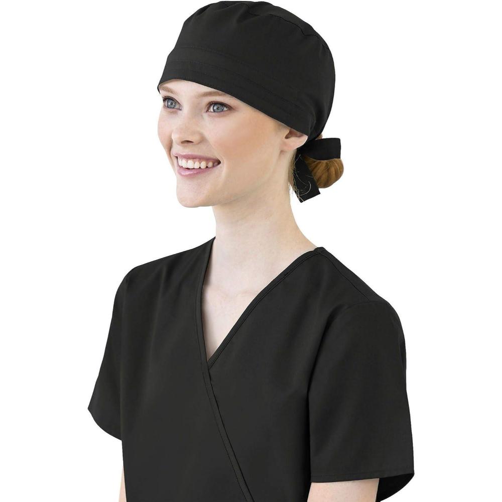 imageWonderWink Unisex Scrub CapBlack
