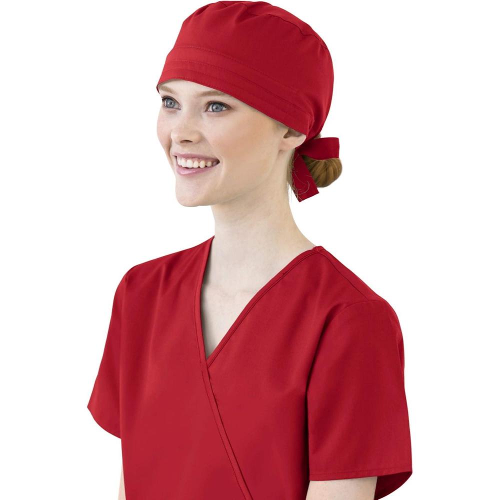 imageWonderWink Unisex Scrub CapRed