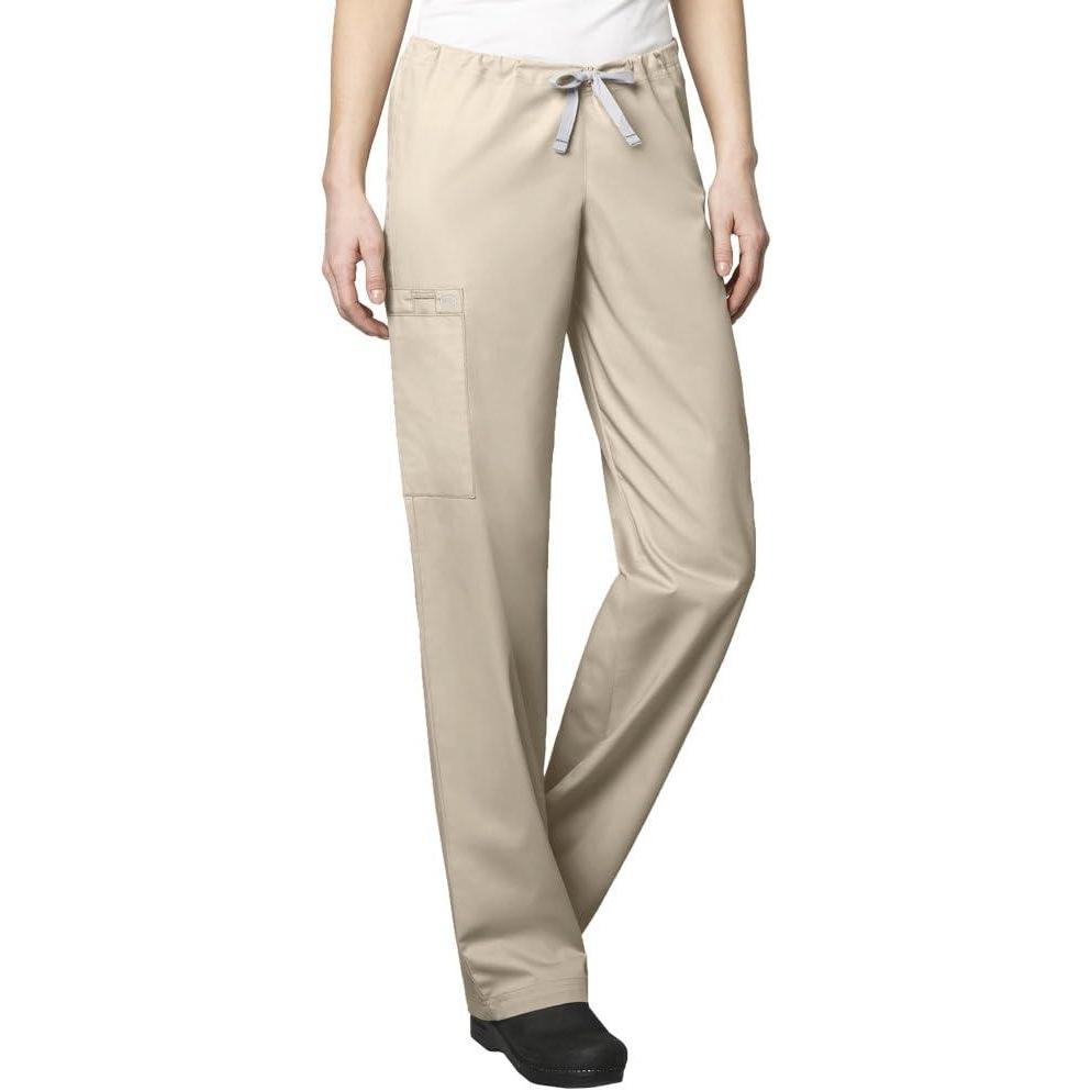 imageWonderWink UnisexAdult Drawstring Cargo PantKhaki