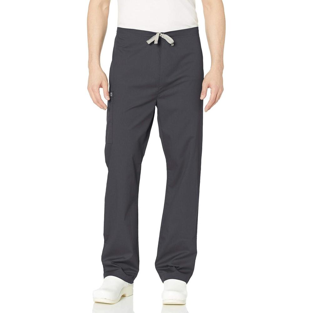 imageWonderWink UnisexAdult Drawstring Cargo PantPewter