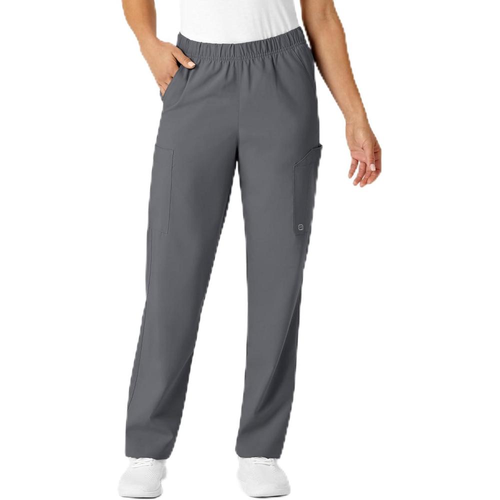 imageWonderWink UnisexAdult MultiCargo PantPewter