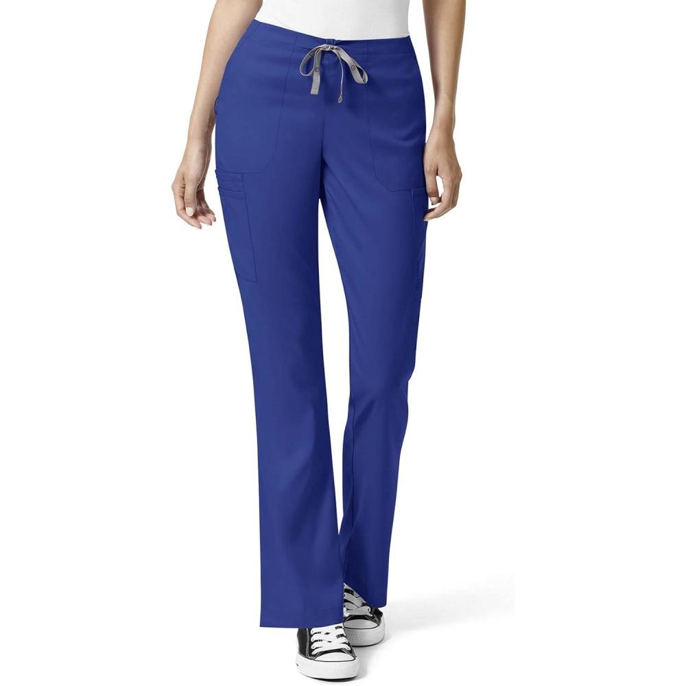 imageWonderWink Womens Moderate Flare Leg Cargo PantGalaxy Blue