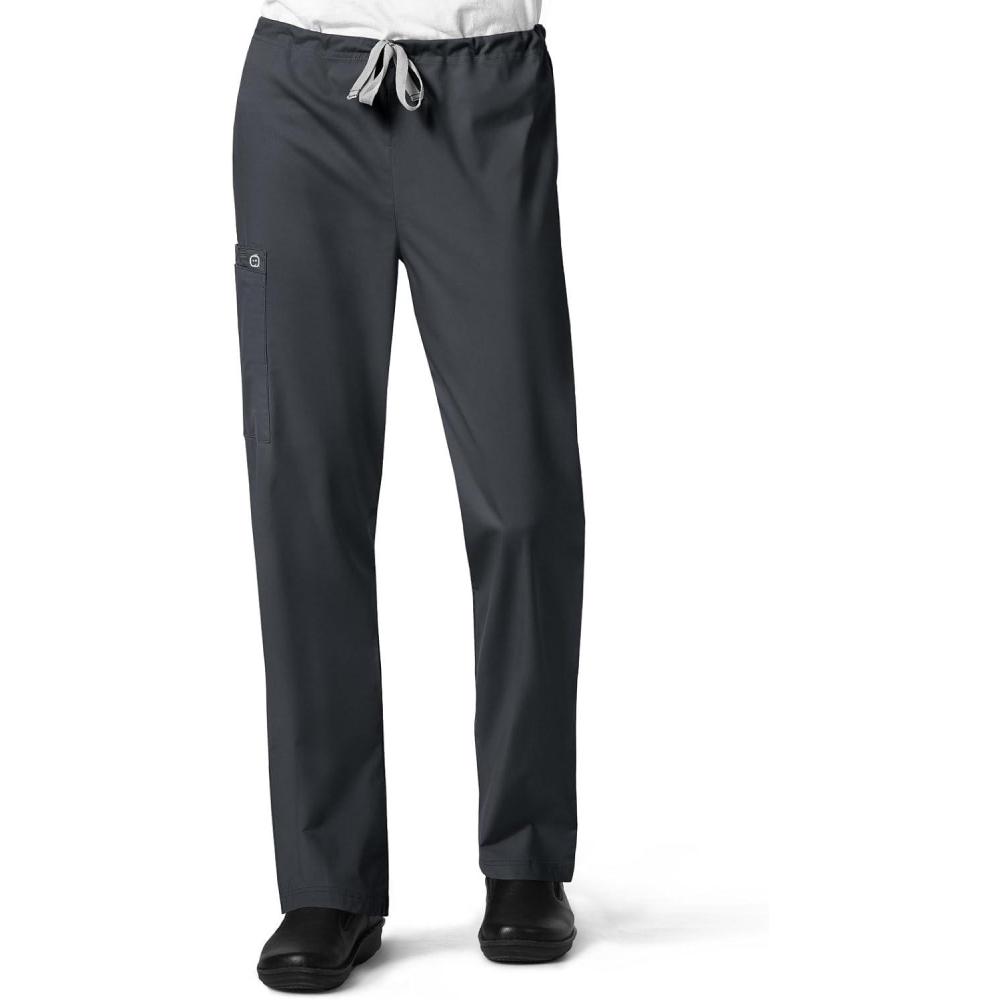 imageWonderWink Womens WonderWink Drawstring Cargo PantPewter