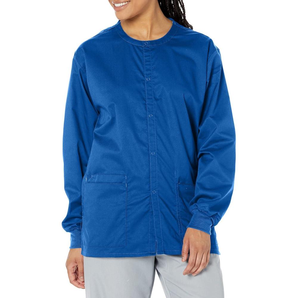 imageWonderWink womens Snap Front JacketRoyal Blue