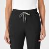 Renew Women’s High Waist Slim Leg Scrub Pant(Black)