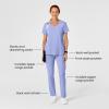 Renew Women’s High Waist Slim Leg Scrub Pant(Ceil Blue)
