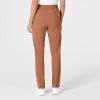 Renew Women’s High Waist Slim Leg Scrub Pant(Clay)