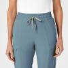 Renew Women’s High Waist Slim Leg Scrub Pant(Elemental Blue)