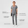 Renew Women’s High Waist Slim Leg Scrub Pant(Grey Heather)