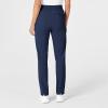 Renew Women’s High Waist Slim Leg Scrub Pant(Navy)