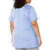 Wink WonderWORK Scrubs for Maternity Mock Wrap Scrub Tops(Ceil Blue)