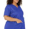 Wink WonderWORK Scrubs for Maternity Mock Wrap Scrub Tops(Galaxy Blue)