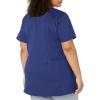 Wink WonderWORK Scrubs for Maternity Mock Wrap Scrub Tops(Navy)