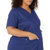 Wink WonderWORK Scrubs for Maternity Mock Wrap Scrub Tops(Navy)