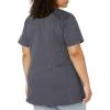 Wink WonderWORK Scrubs for Maternity Mock Wrap Scrub Tops(Pewter)