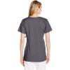 Wink WonderWORK Scrubs for Maternity Mock Wrap Scrub Tops(Pewter)