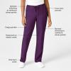 WonderWink Petite Women’s Drawstring Pant(Eggplant)
