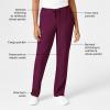 WonderWink Petite Women’s Drawstring Pant(Wine)