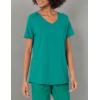 WonderWink Women’s Mock Wrap Scrub Top(Hunter)