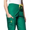 WonderWink Women’s Moderate Flare Leg Cargo Pant(Hunter Green)