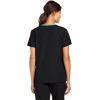 WonderWink Women’s Scrubs Charlie 5 Pocket Y-Neck Wrap Top(Black)