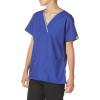 WonderWink Women’s Scrubs Charlie 5 Pocket Y-Neck Wrap Top(Galaxy Blue)