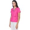 WonderWink Women’s Scrubs Charlie 5 Pocket Y-Neck Wrap Top(Hot Pink)