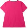 WonderWink Women’s Scrubs Charlie 5 Pocket Y-Neck Wrap Top(Hot Pink)