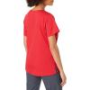 WonderWink Womens Women’s 4 Pocket Notch Neck Scrub Top(Red)