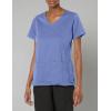 WonderWink Womens Women’s 4 Pocket Wrap Scrub Top(Ceil Blue)